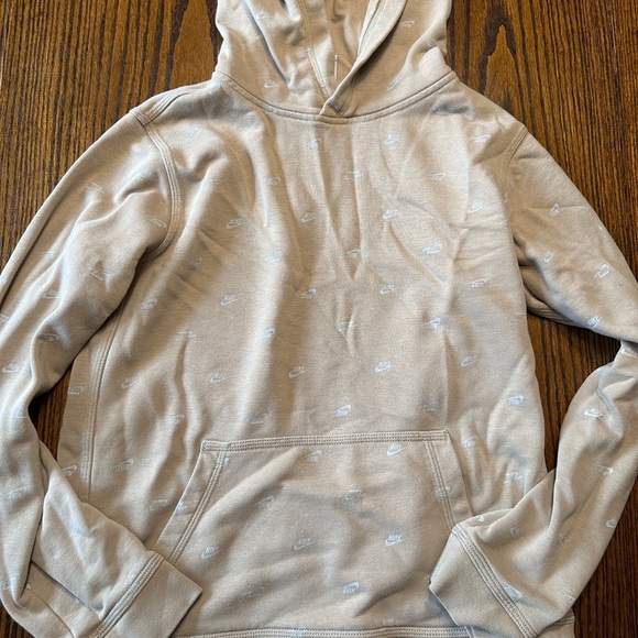 Nike Other - Nike Tan Knit Sweater Cozy Hoodie